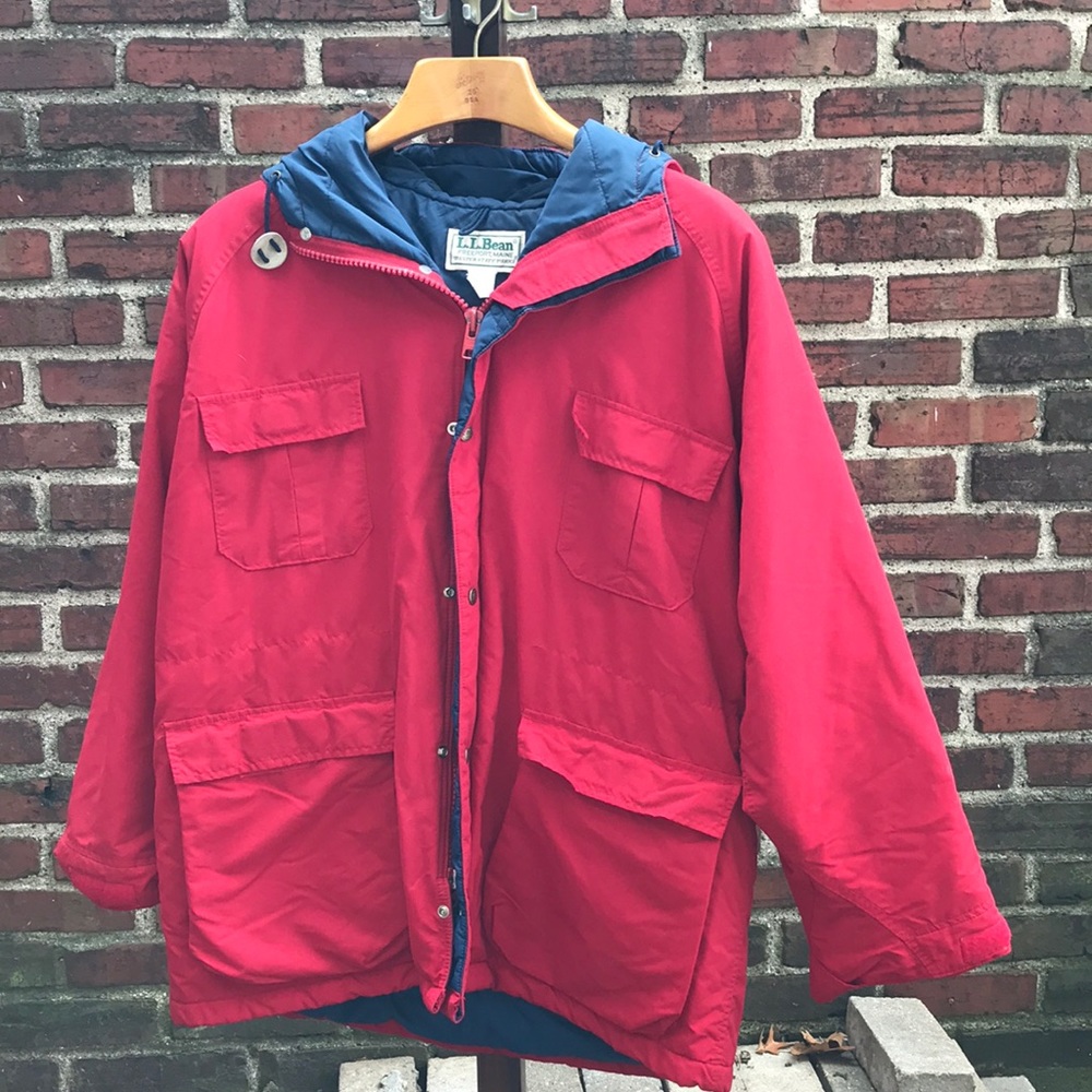 Red Baxter State Parka from LL Bean in XL